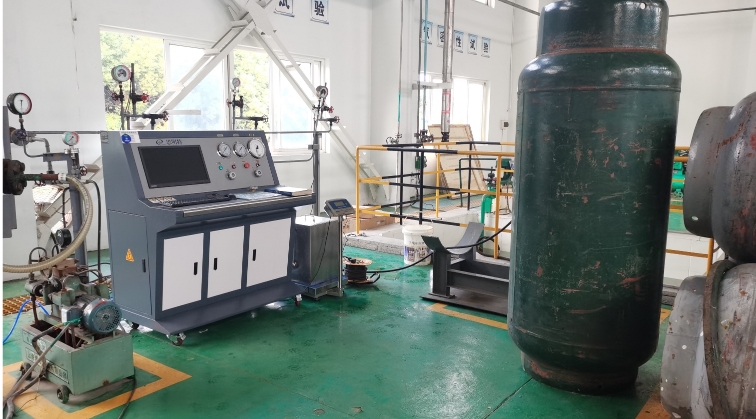 焊接氣瓶水壓試驗機(jī)-焊接鋼瓶水壓測試臺（SUPC專用機(jī)）